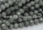 CEE19 15.5 inches 6mm faceted round eagle eye jasper beads wholesale