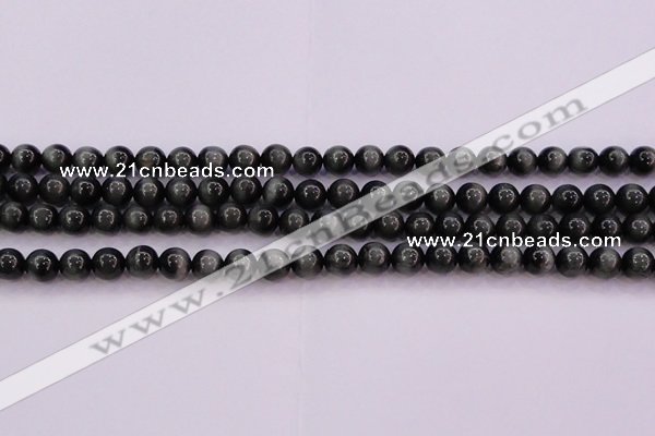 CEE502 15.5 inches 8mm round AAA grade green eagle eye jasper beads