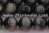 CEE506 15.5 inches 16mm round AAA grade green eagle eye jasper beads