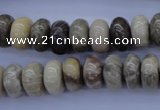 CFA204 15.5 inches 6*14mm rondelle chrysanthemum agate beads