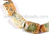 CFC14 15.5 inch 10*14mm rectangle fossil coral  beads Wholesale