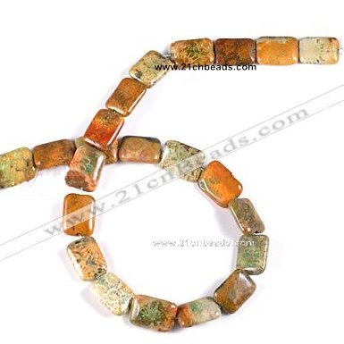 CFC14 15.5 inch 10*14mm rectangle fossil coral  beads Wholesale