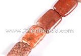 CFC38 15 inches 12*16mm rectangle fossil coral beads Wholesale