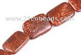 CFC39 15 inches 13*18mm rectangle fossil coral beads Wholesale