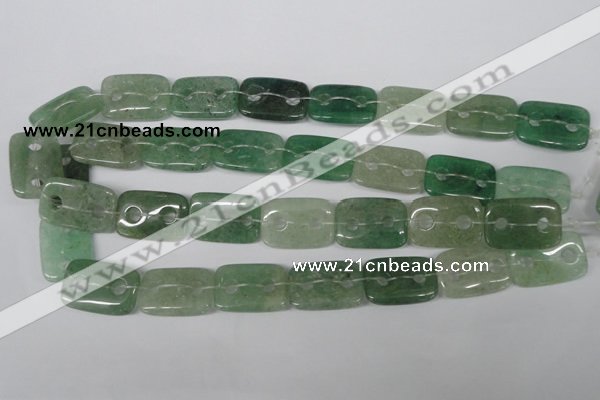 CFG330 15.5 inches 18*25mm carved rectangle Indian aventurine beads