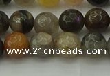 CFJ212 15.5 inches 8mm faceted round fancy jasper beads wholesale