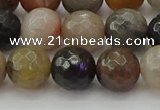 CFJ213 15.5 inches 10mm faceted round fancy jasper beads wholesale