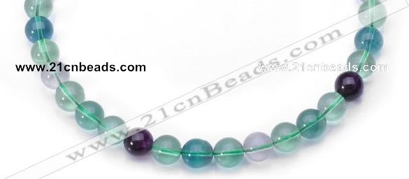 CFL07 16mm round AA grade natural fluorite beads Wholesale