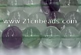 CFL1135 15.5 inches 6mm round fluorite beads wholesale