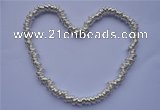CFN01 17 inches silver plated copper fashion stretchy necklaces