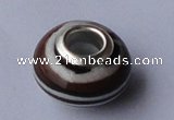 CFP07 20pcs 9*15mm roundel alloy core fimo polymer clay European beads