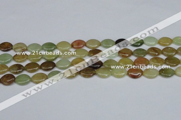 CFW136 15.5 inches 13*18mm marquise flower jade gemstone beads