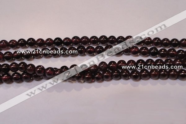 CGA351 14 inches 3mm round natural red garnet beads wholesale