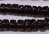 CGA365 15 inches 2*4mm heishi natural red garnet beads wholesale