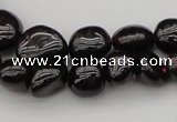 CGA656 15.5 inches 4*6mm - 10*14mm nuggets red garnet gemstone beads