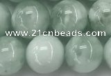 CGA903 15.5 inches 10mm round green angel skin gemstone beads