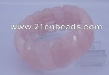 CGB306 8 inches 13*30mm faceted rectangle rose quartz bracelet
