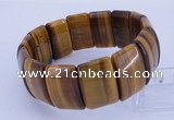 CGB320 8 inches 16*25mm rectangle tiger eye gemstone bracelet