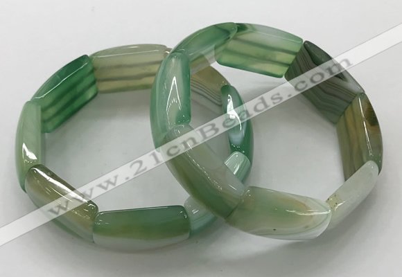 CGB3205 7.5 inches 18*29mm agate gemstone bracelets wholesale