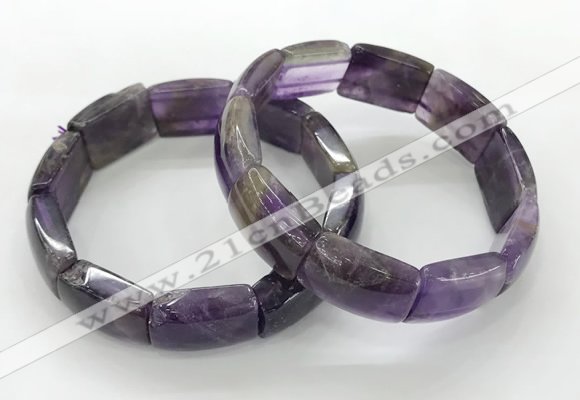CGB3402 7.5 inches 15*21mm amethyst bracelets wholesale