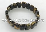 CGB3449 7.5 inches 10*15mm faceted marquise yellow tiger eye bracelets