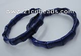 CGB522 8 inches 10*16mm bone natural lapis lazuli gemstone bracelet