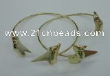CGB765 20*22mm - 20*25mm shark teeth bangles wholesale