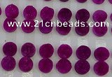 CGC112 14mm flat round druzy quartz cabochons wholesale