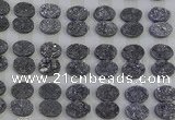 CGC172 12*16mm oval druzy quartz cabochons wholesale