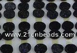 CGC190 15*20mm oval druzy quartz cabochons wholesale