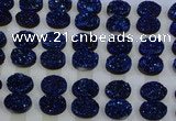 CGC191 15*20mm oval druzy quartz cabochons wholesale