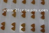 CGC61 8*8mm triangle druzy quartz cabochons wholesale