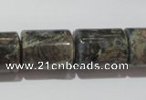 CGE120 15.5 inches 15*20mm tube glaucophane gemstone beads