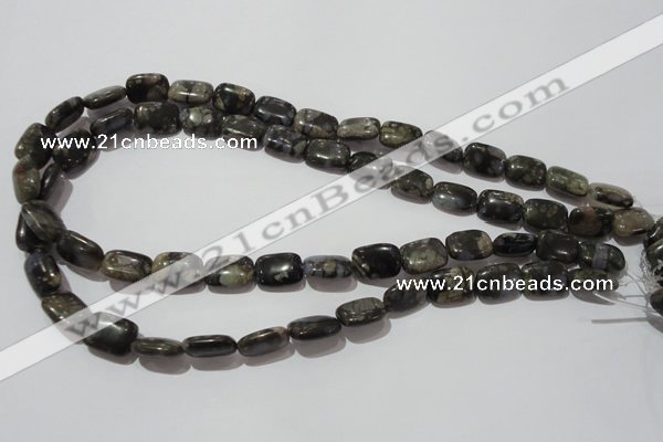 CGE158 15.5 inches 10*14mm rectangle glaucophane gemstone beads
