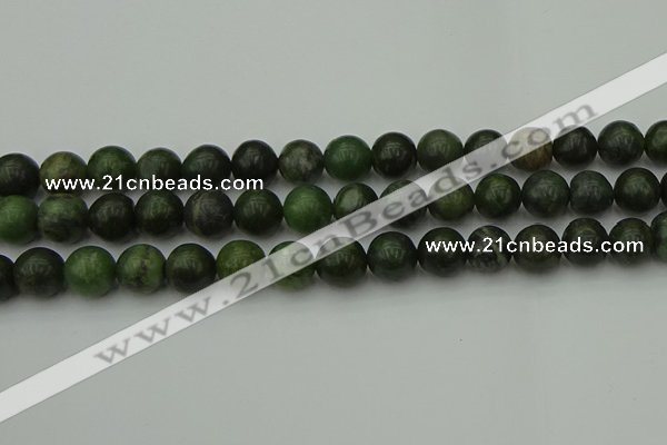CGJ404 15.5 inches 12mm round green jade beads wholesale