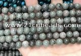 CGJ512 15.5 inches 8mm round green forst jasper beads wholesale