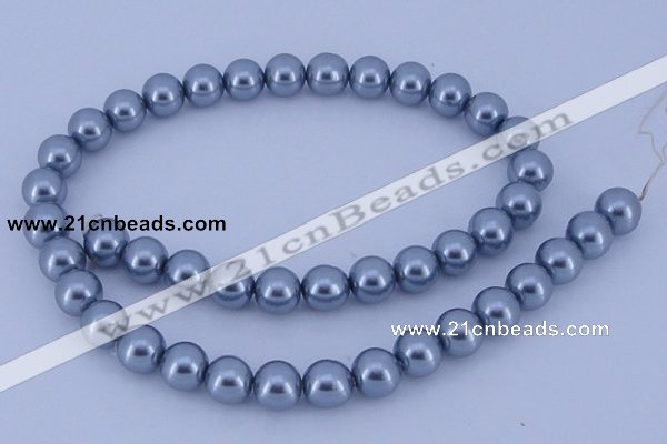 CGL191 2PCS 16 inches 25mm round dyed plastic pearl beads wholesale