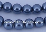 CGL240 5PCS 16 inches 20mm round dyed plastic pearl beads wholesale