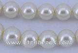 CGL31 2PCS 16 inches 25mm round dyed plastic pearl beads wholesale