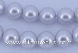 CGL80 5PCS 16 inches 20mm round dyed plastic pearl beads wholesale