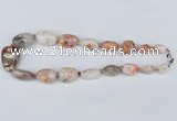 CGN53 18.5 inches 12*16mm � 25*35mm nuggets agate gemstone necklaces