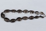 CGN67 18.5 inches 14*20mm � 25*35mm nuggets smoky quartz necklaces