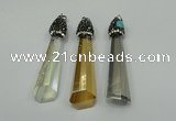 CGP253 15*65mm sticks crystal glass pendants wholesale