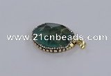 CGP3291 25*30mm - 30*35mm faceted freeform fluorite pendants