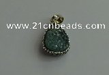 CGP472 15*20mm teardrop crystal glass pendants wholesale