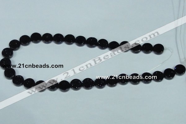 CGS124 15.5 inches 4*12mm coin blue goldstone beads wholesale