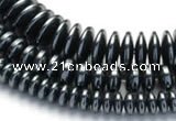 CHE21 16 inches 4mm & 8mm & 12mm coin hematite beads wholesale