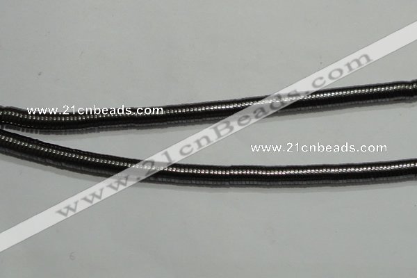 CHE238 15.5 inches 1*4.5mm dish hematite beads wholesale