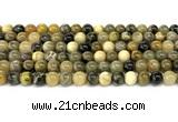 CHJ102 15 inches 8mm round honeybee jasper beads