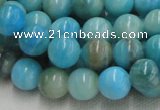CHM02 16 inches 12mm round blue hemimorphite beads wholesale